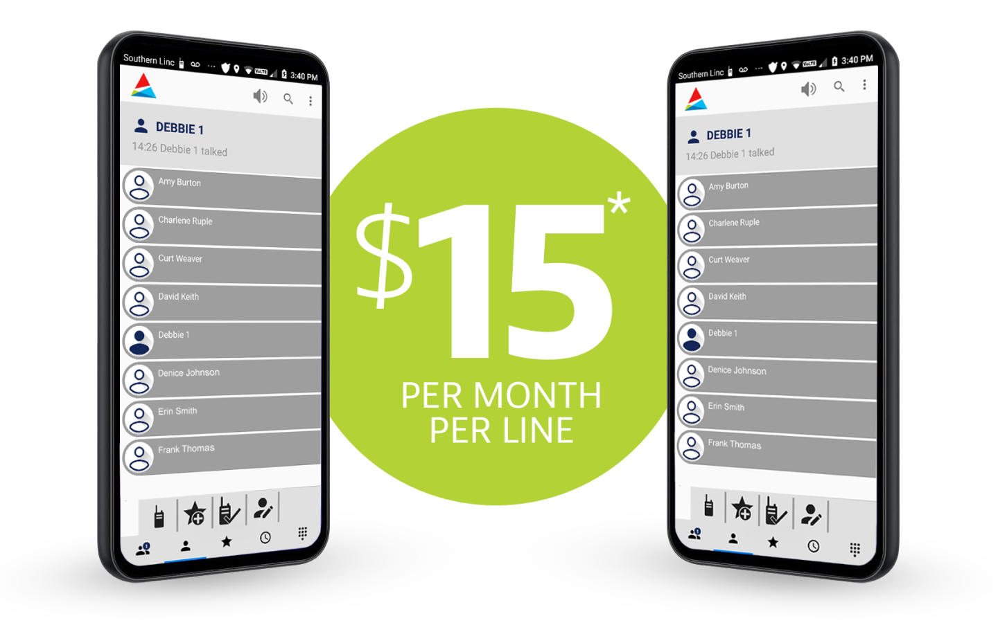 $15* per month per line